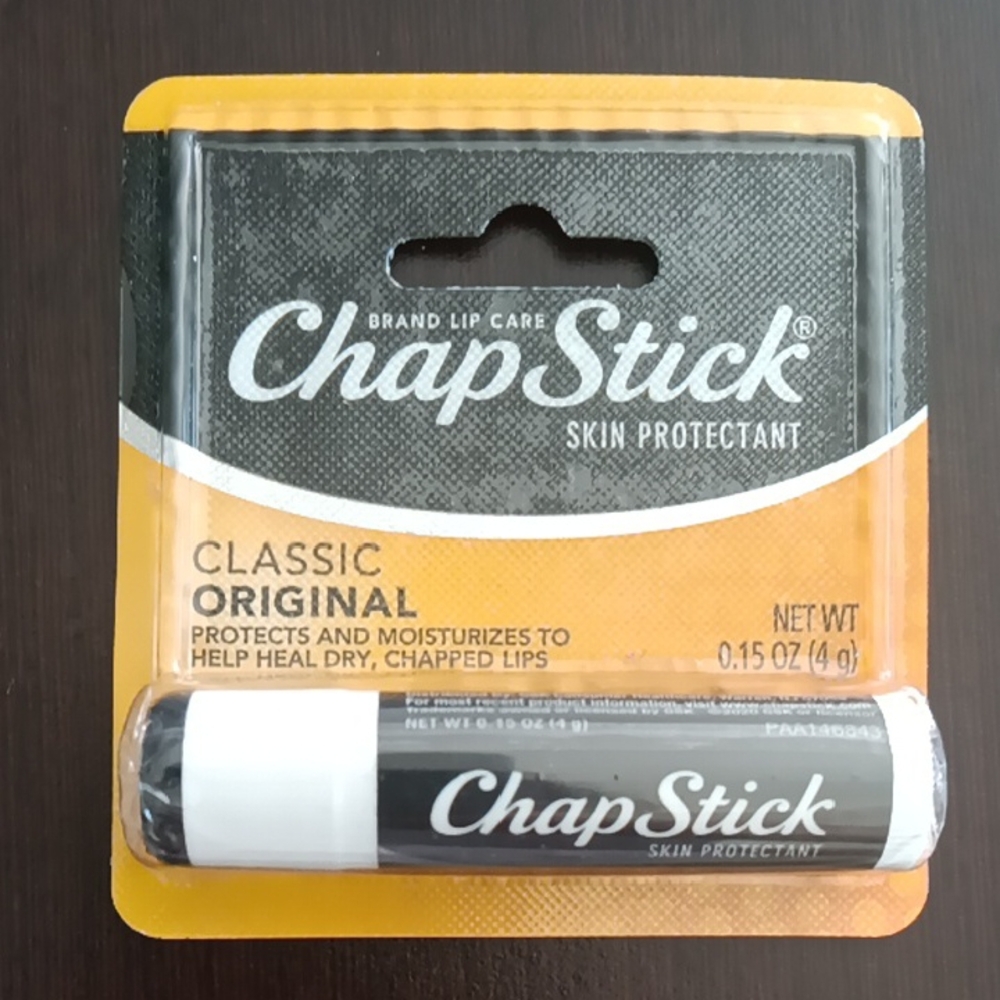 CHAPSTICK Classic Original Lip Balm - Black and White